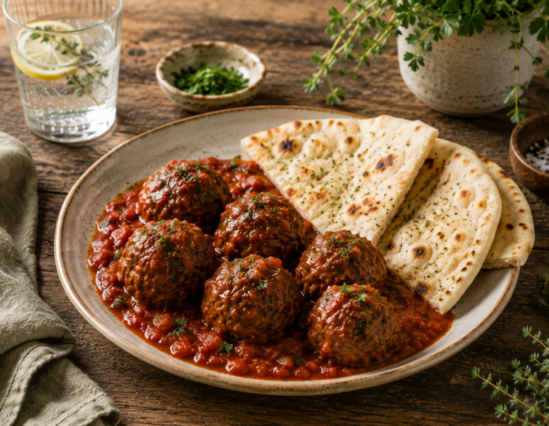 Tomato meatballs