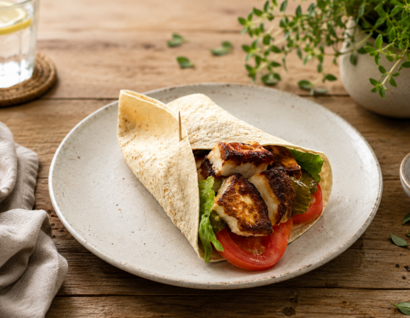 Halloumi Tortilla